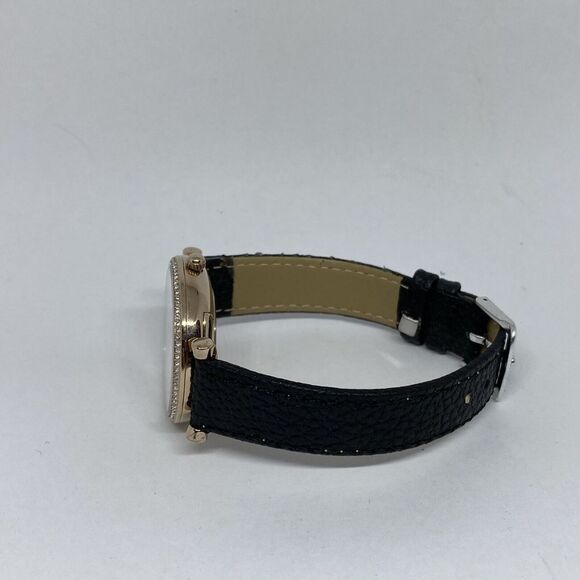 Fossil Carlie ES4465 Women's Black Leather Analog Dial Quartz Wrist Watch JK672 - Picture 9 of 12